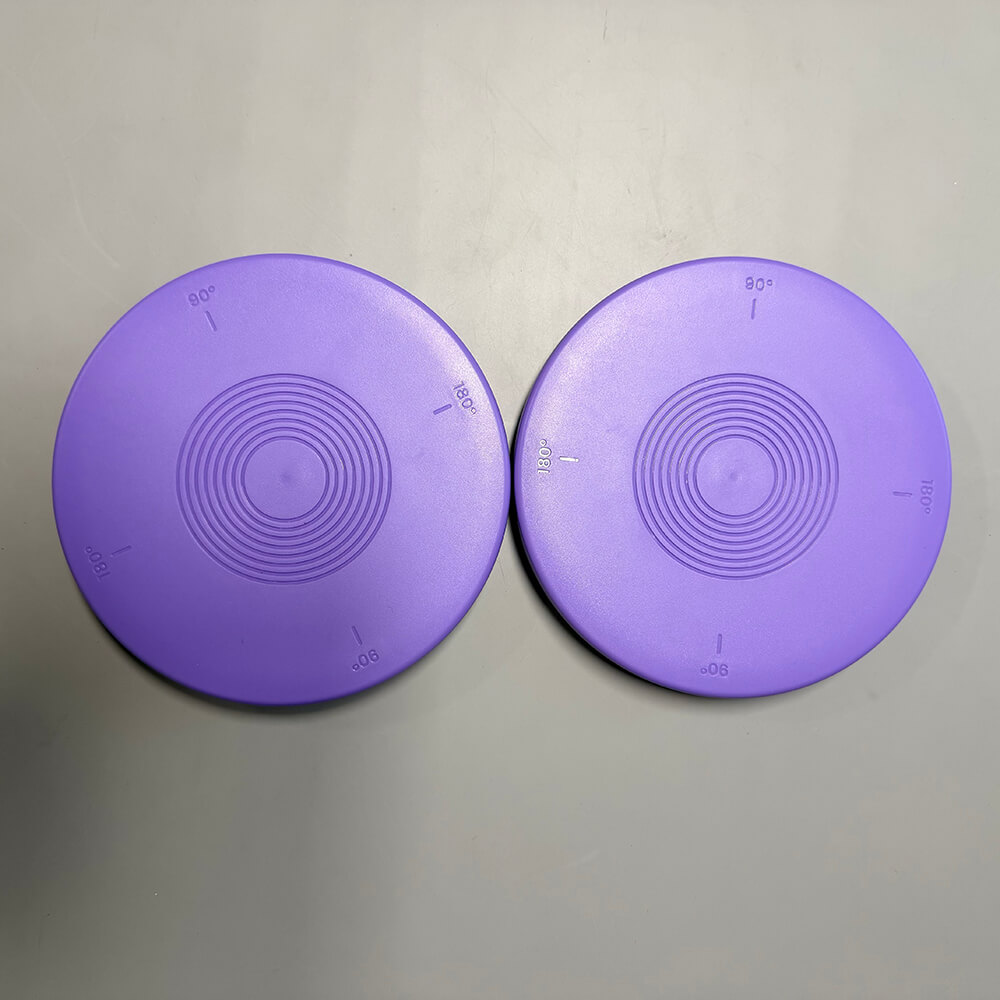 Purple turnout discs