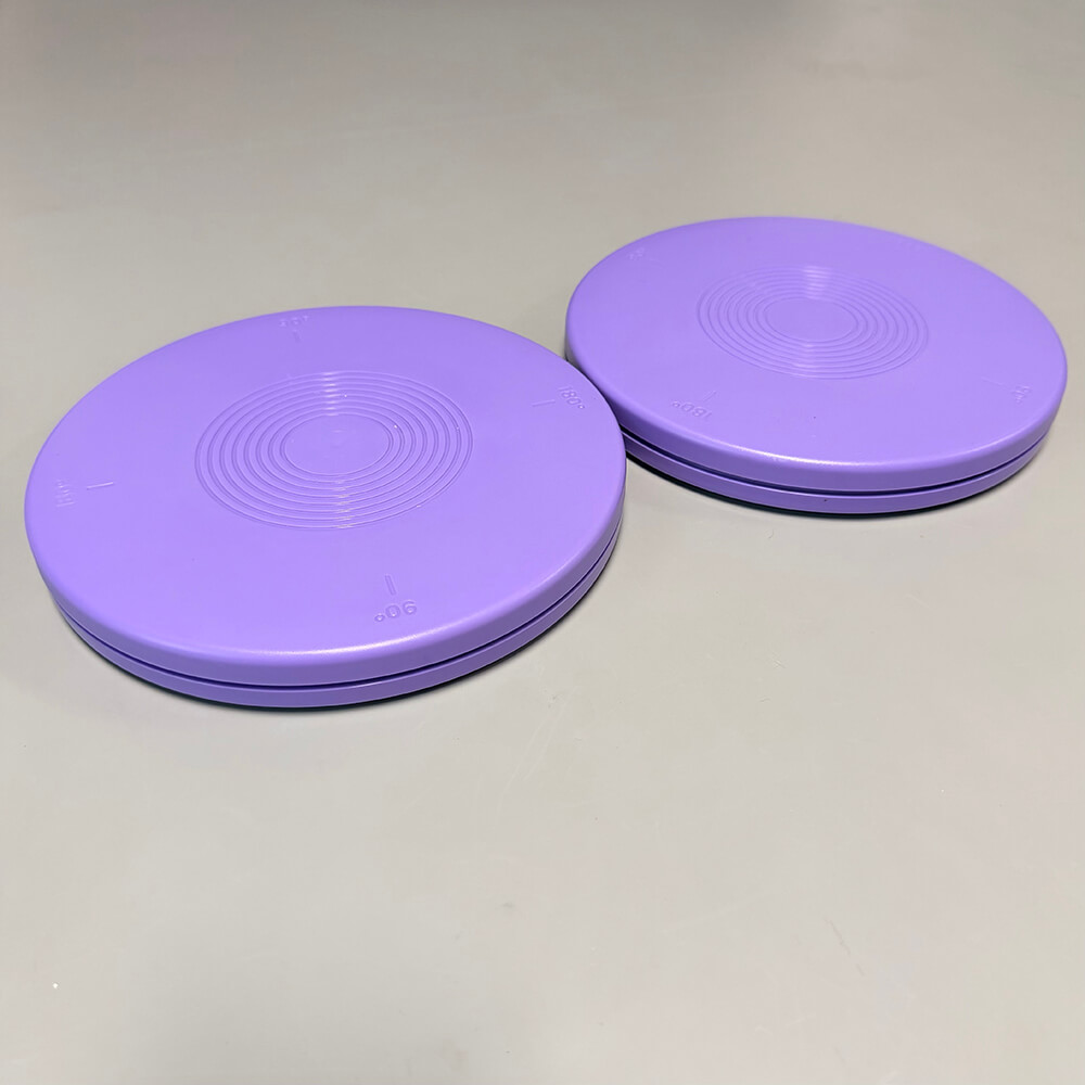 Purple turnout discs